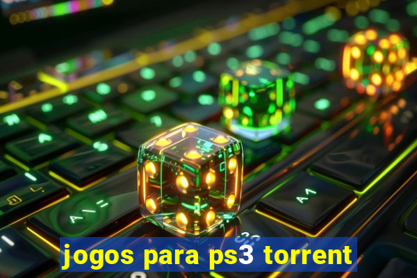 jogos para ps3 torrent